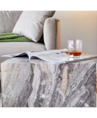 Modern Gray Textured Coffee Table