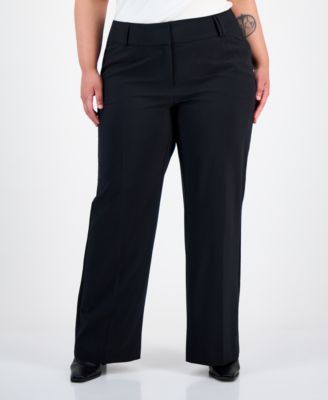 Plus and Petite Plus Size Curvy Bootcut Pants, Created for Macy's