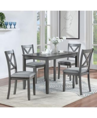 Streamdale   Dining Chairs Set of 4, Padded Seat