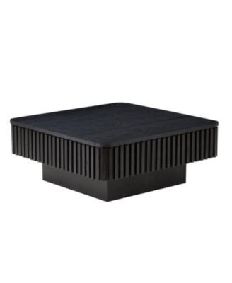 Streamdale Modern Lift Top Coffee Table with Hidden Storage - Black