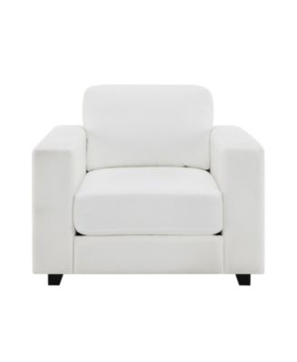 Oversized Chenille Accent Chair, Washable Cover
