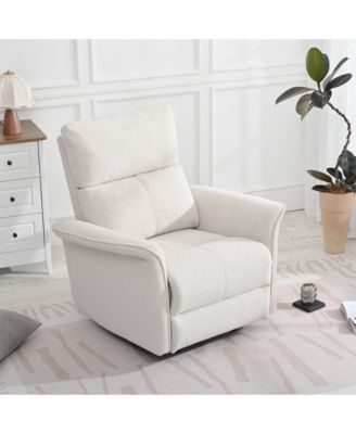  Fabric Rocker Recliner Chair - Gray
