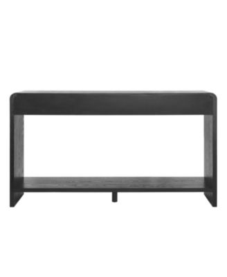Streamdale Modern 3-Drawer Console Table - Slat Design