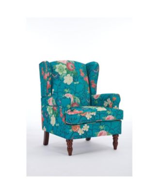 Floral Cyan Chair