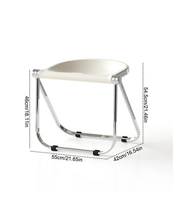 Used Transparent Folding Chair