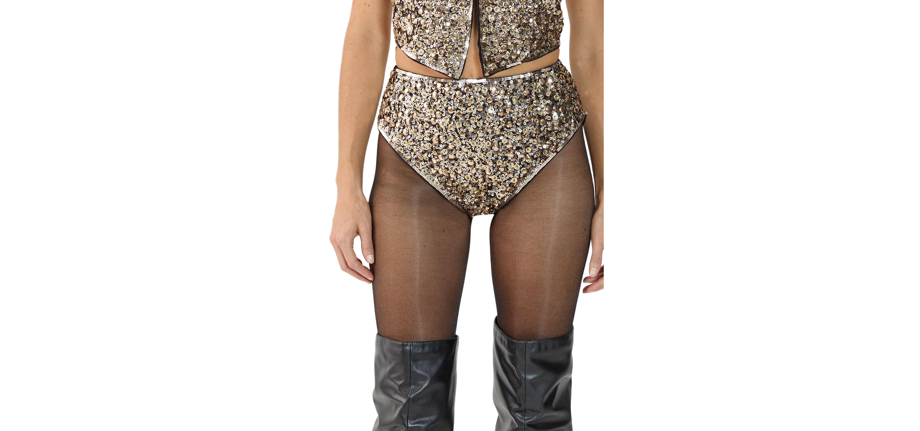 Nasty Gal Women's Cluster Hand Embellished Booty Shorts