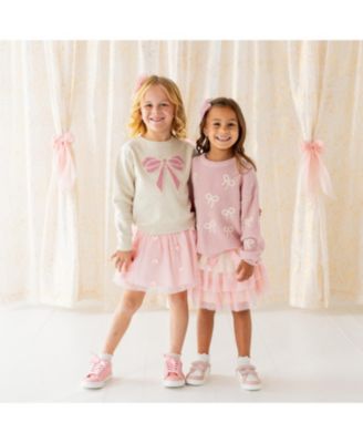 Little and Big Girls Pretty Pearl Petal Tutu