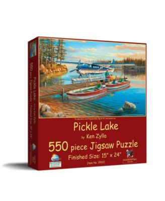 Pickle Lake 550 piece Jigsaw Puzzle for Adults Fathers Day
