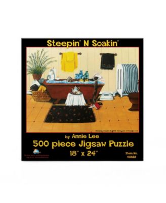Steepin N Soakin 500 piece Jigsaw Puzzle for Adults