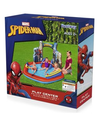 Marvel Spider-Man Inflatable Kids Outdoor Water Play Center and Water Slide