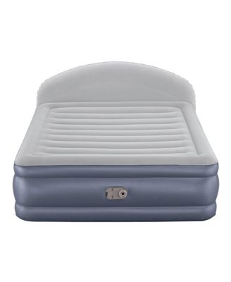 Tritech LoungeLux Headboard 33" Queen Air Mattress with Built-in AC Pump