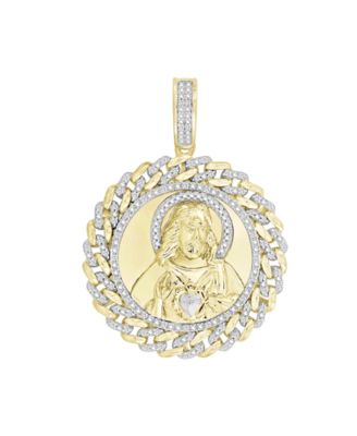 Men's Diamond Charm (1/6 ct. t.w.) in 10k Yellow Gold