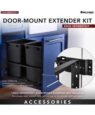 Double Pullout 27 qt. Kitchen Trash Can w/ Soft-Close, 5349-1527DM-2