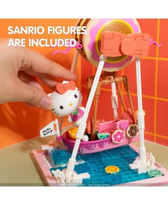 Sanrio Hello Kitty and Friends  Summer Wunderland  Water Theme Park Building Block Set Fan Gift, Party Favor, Stress Relief, Collectible Toy