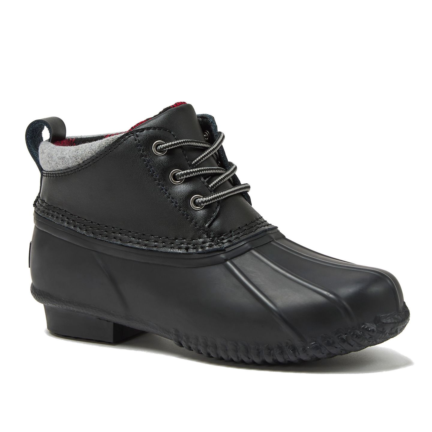 Женские ботинки Lands' End Waterproof Ankle Duck, цвет: Чёрный — фото 1