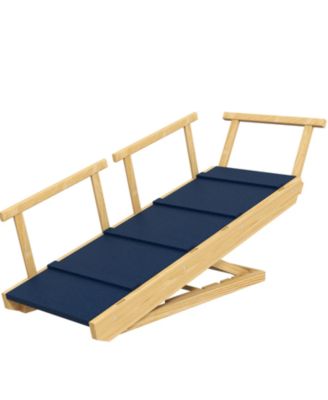 Pine wood Adjustable Foldable Steps