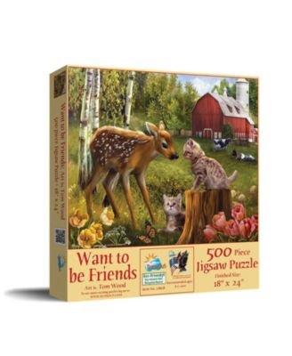Want to be Friends 500 piece Jigsaw Puzzle for Adults