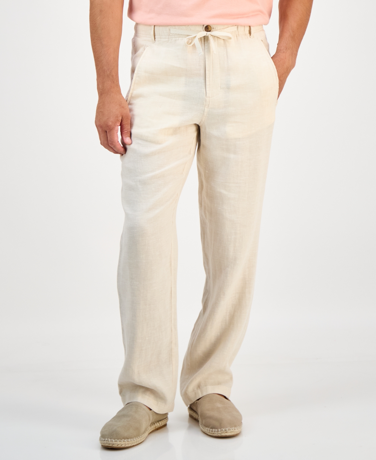 Club Room Men's 100% Linen Pants, Created for Macy's