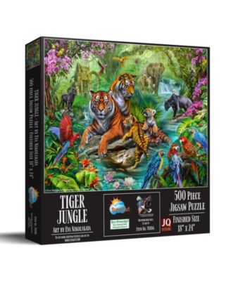 Tiger Jungle 500 piece Jigsaw Puzzle for Adults