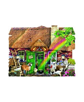 Irish Cottage 1000 piece Jigsaw Puzzle for Adults Special Shape