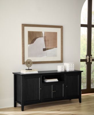 55" Solid Wood Hedworth Rectangle Coffee Table