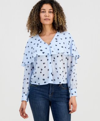 Petite Capelet Blouse