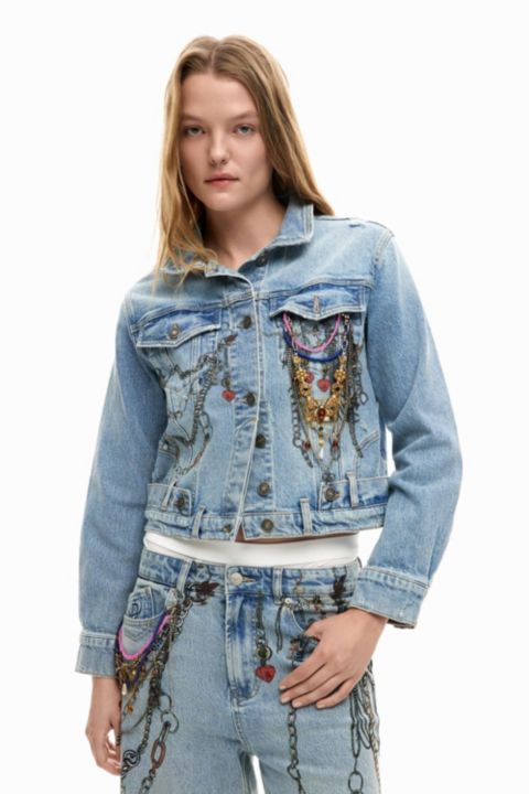 Женские куртки Desigual Denim Trucker Jacket