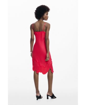 Women's Asymmetric slip dress