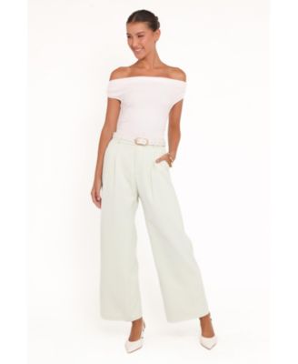 Women's Lia Wide Leg Pant - Sage Green