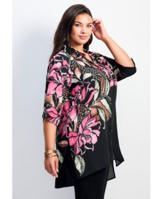 Women's Rita Placement Print Blouse