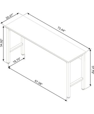 Fortress 72" Metal Garage Workbench