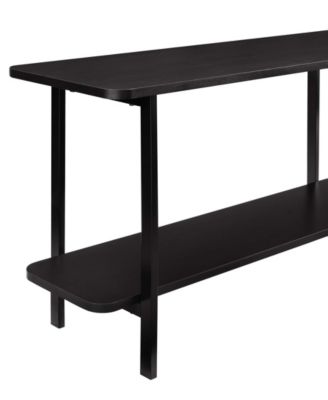 Celine 71" Wood 2-Shelf Console Table