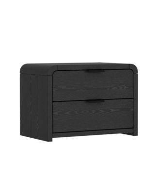 Grace 28" Wood 2-Drawer Nightstand