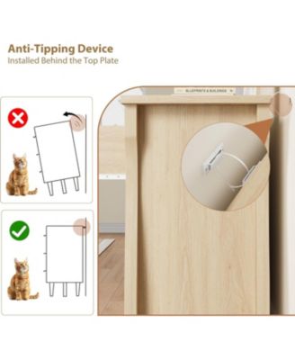 7-Drawer Modern Wood Dresser with Golden Ring Pull Handles, Wide Storage Organizer Chest for Living Room, Entryway, Oak Finish