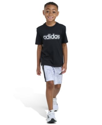 Boys' 2T-7 T-Shirt and Printed Camo Shorts, 2-Piece Set