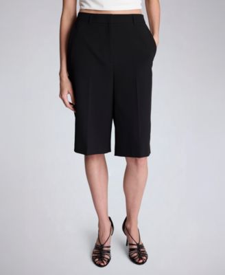 Women's Fly Front Long Short