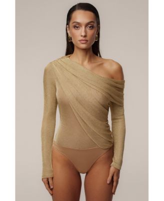 Women's Opulent Metallic Bodysuit