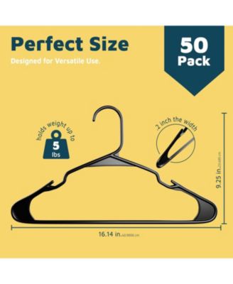 Plastic Clothes Hanger 50-Piece Set