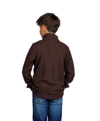 Boys Cozy Knit Quarter Zip