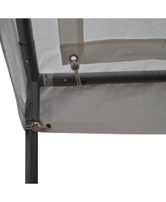 Domain 10 x 20 Foot Straight Leg Instant Canopy Tent Set, White