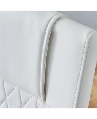 Streamdale Modern Faux Leather Dining Chairs (Set of 6)