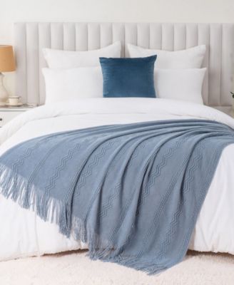 Texture Triple Zig-Zag Lightweight Throw, 50" x 60"