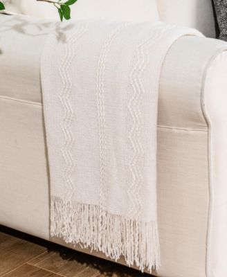 Texture Triple Zig-Zag Lightweight Throw, 50" x 60"