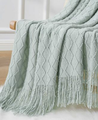Multi Chevron Texture Lightweight Throw, 50" x 60"