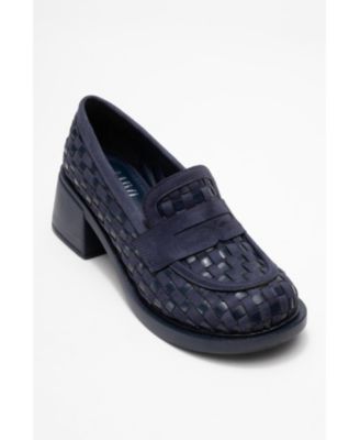 Women's Marlon Woven Block Heel Loafer