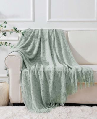 Multi Chevron Texture Lightweight Throw, 50" x 60"