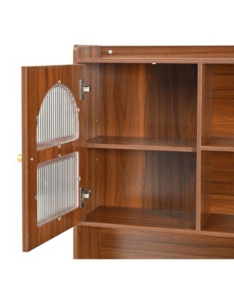 Rotating Computer Desk with Storage