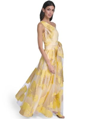 Women's One-Shoulder Strap Ball Gown