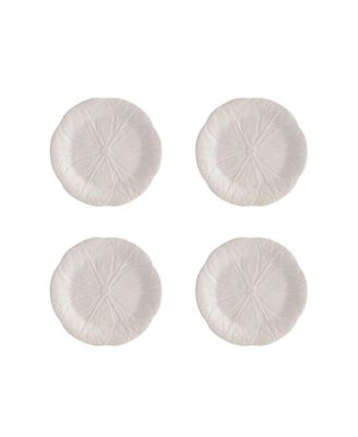 Cabbage Beige Plate, Set of 4