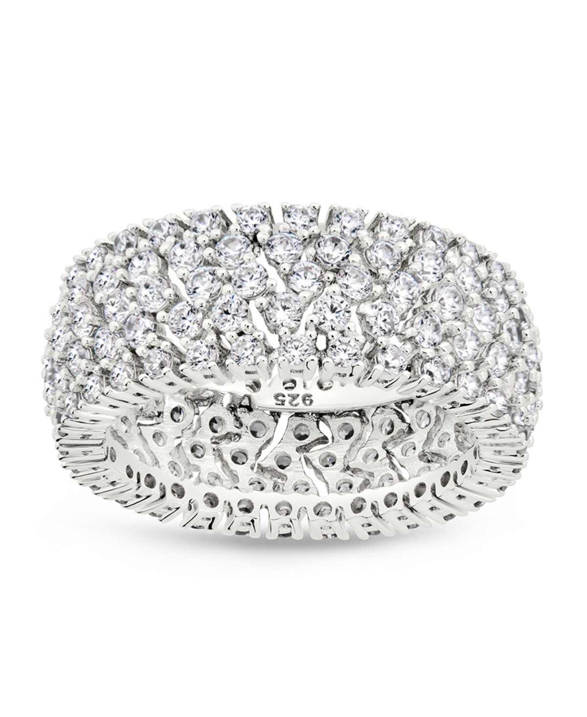 Sterling Forever Yvonne Cz Stacking Ring